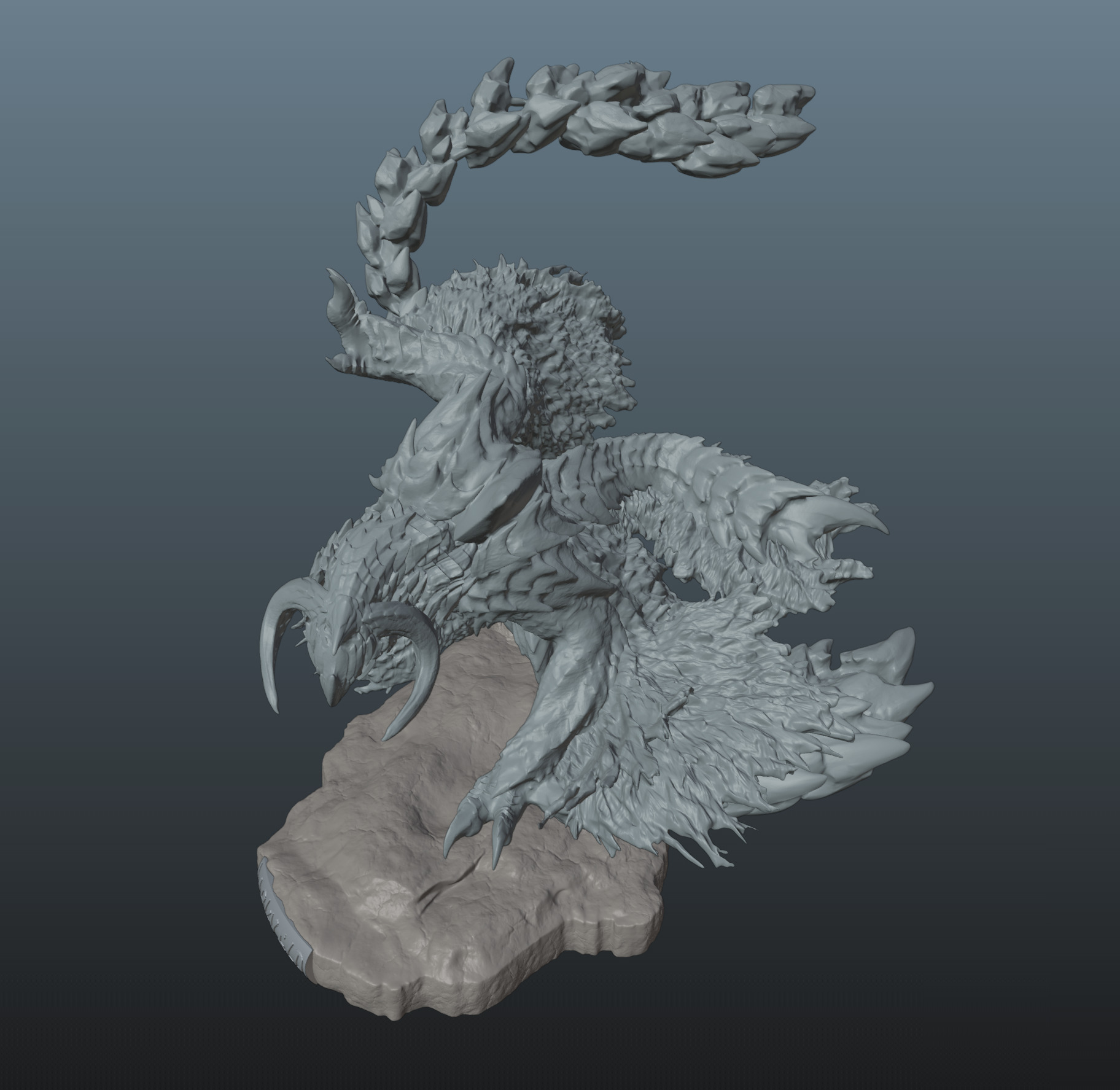 Monster Hunter Wilds Arkveld 3D print model_2