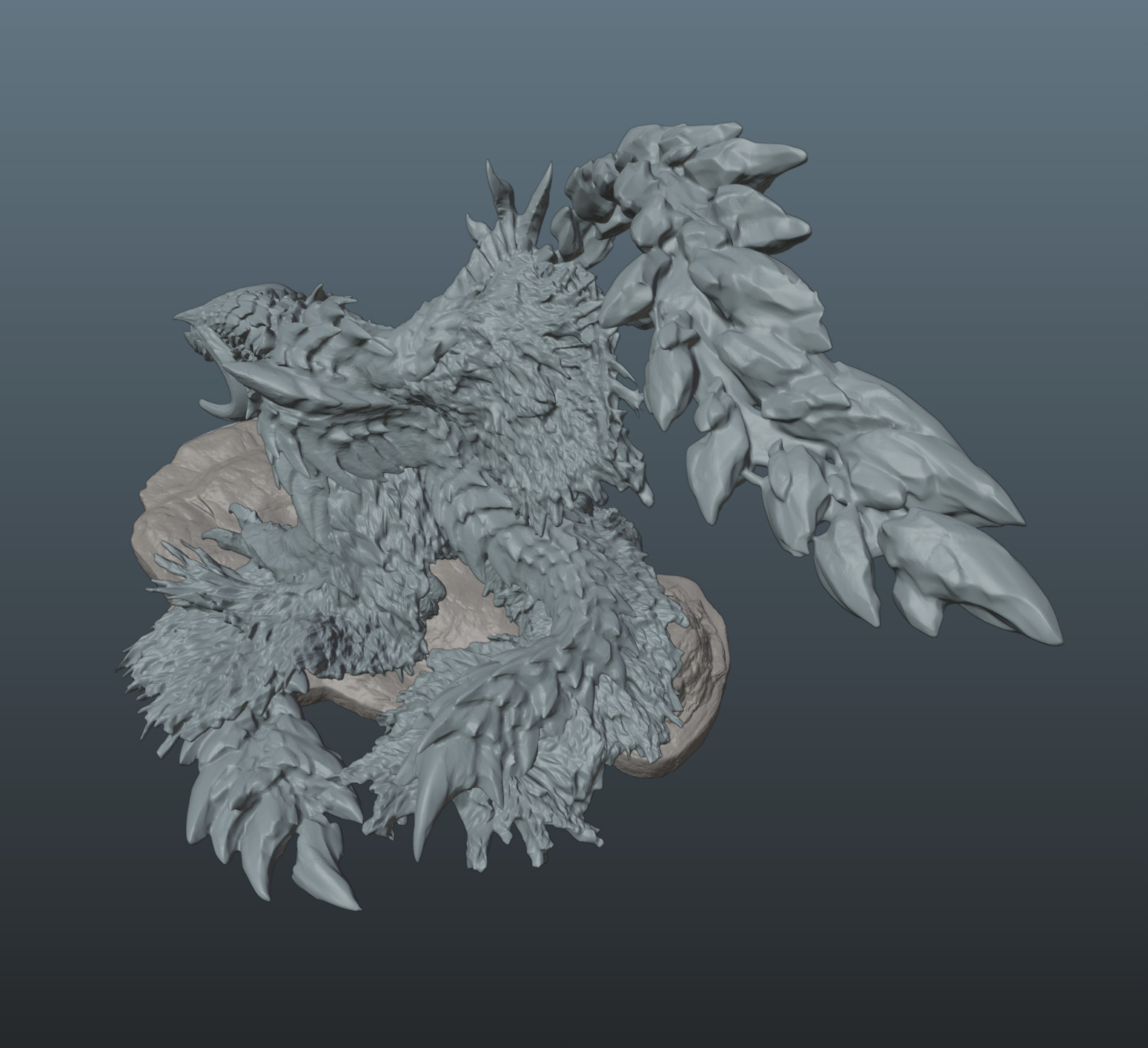 Monster Hunter Wilds Arkveld 3D print model_5