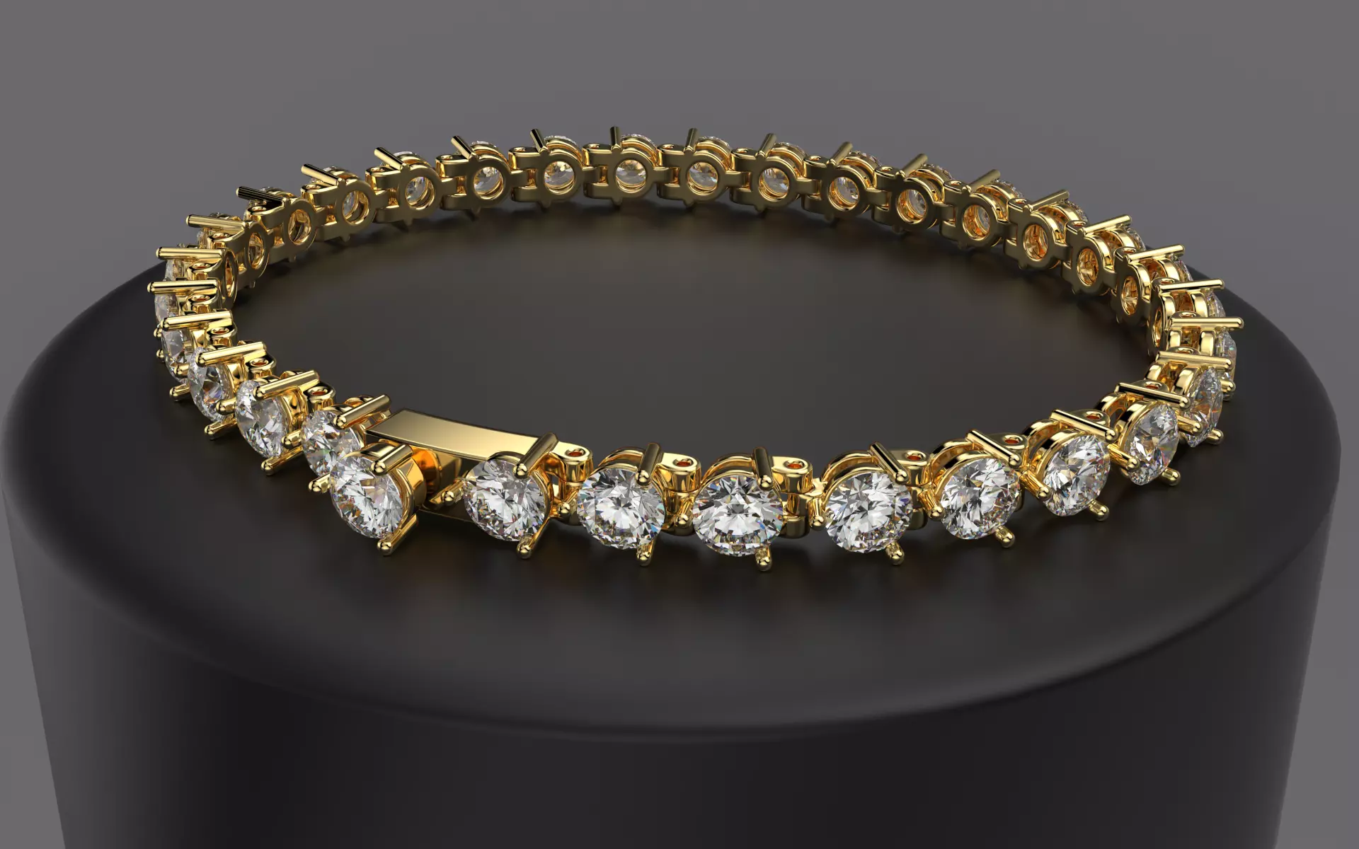 Tennis bracelet 3D print model