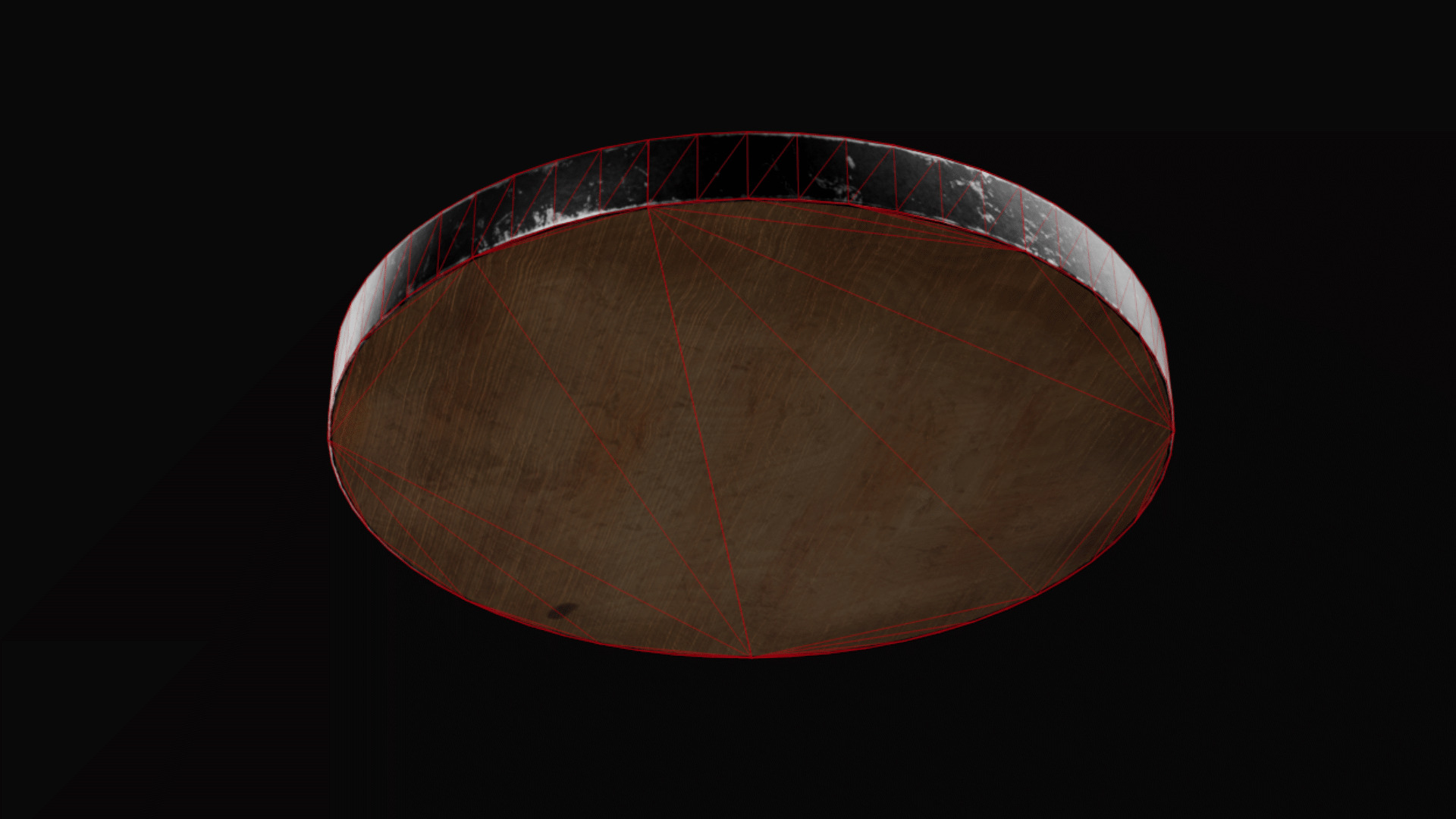 Dartboard - Game Ready Free low-poly 3D model_6