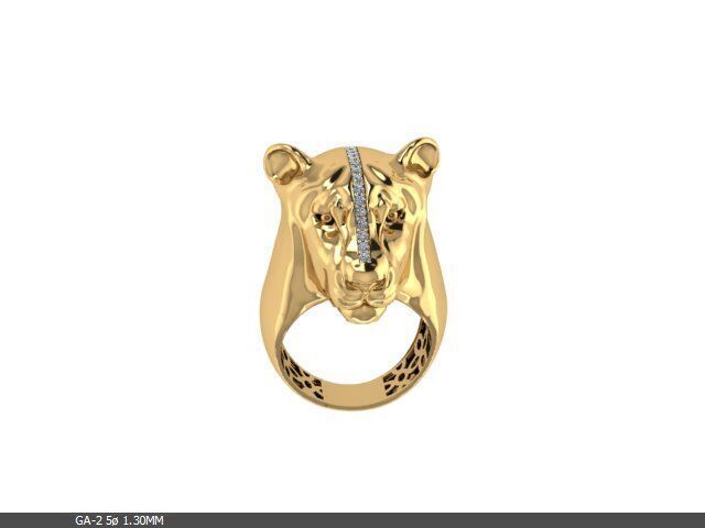 ANEL TIGRE COM PEDRAS 3D print model_1