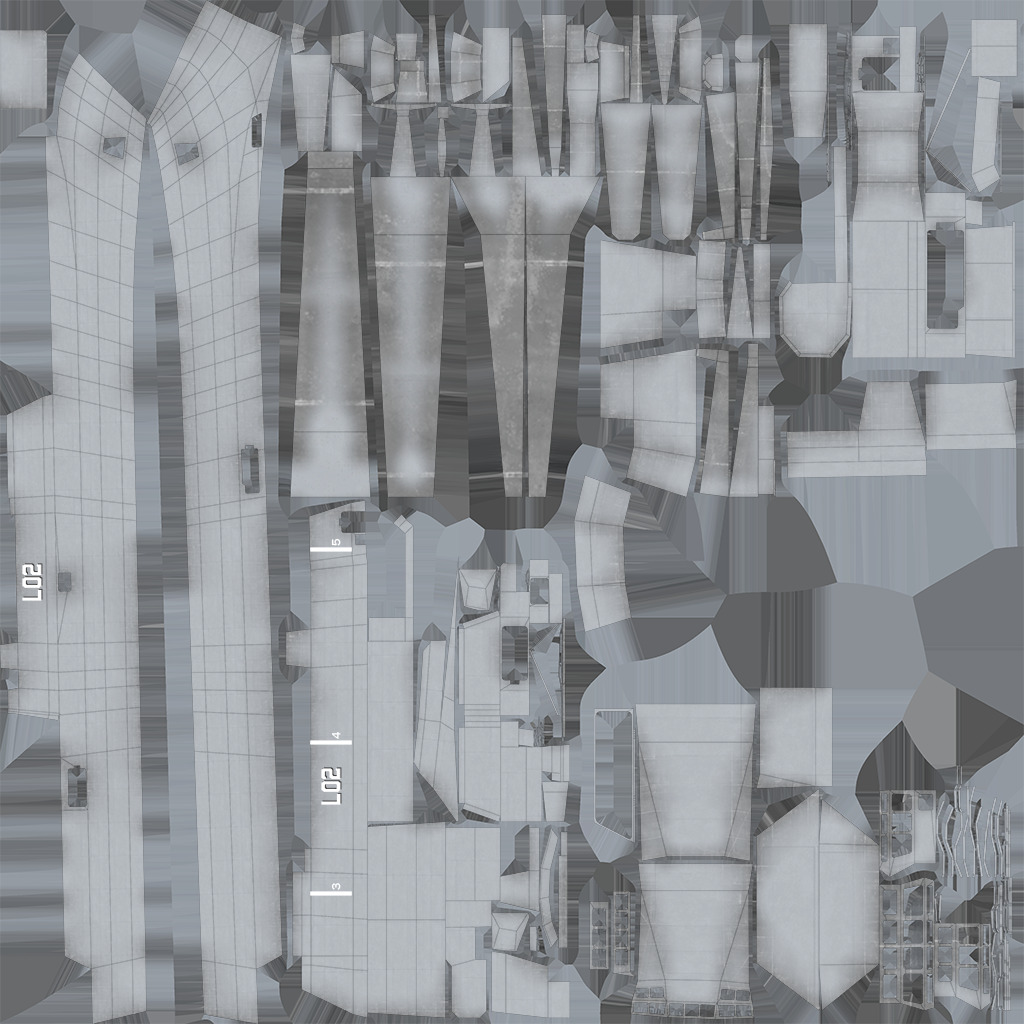 HMAS Canberra Low-poly 3D model_14