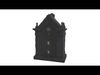 skull gate Low-poly 3D model_1