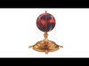 crystal magic sphere Low-poly 3D model_1