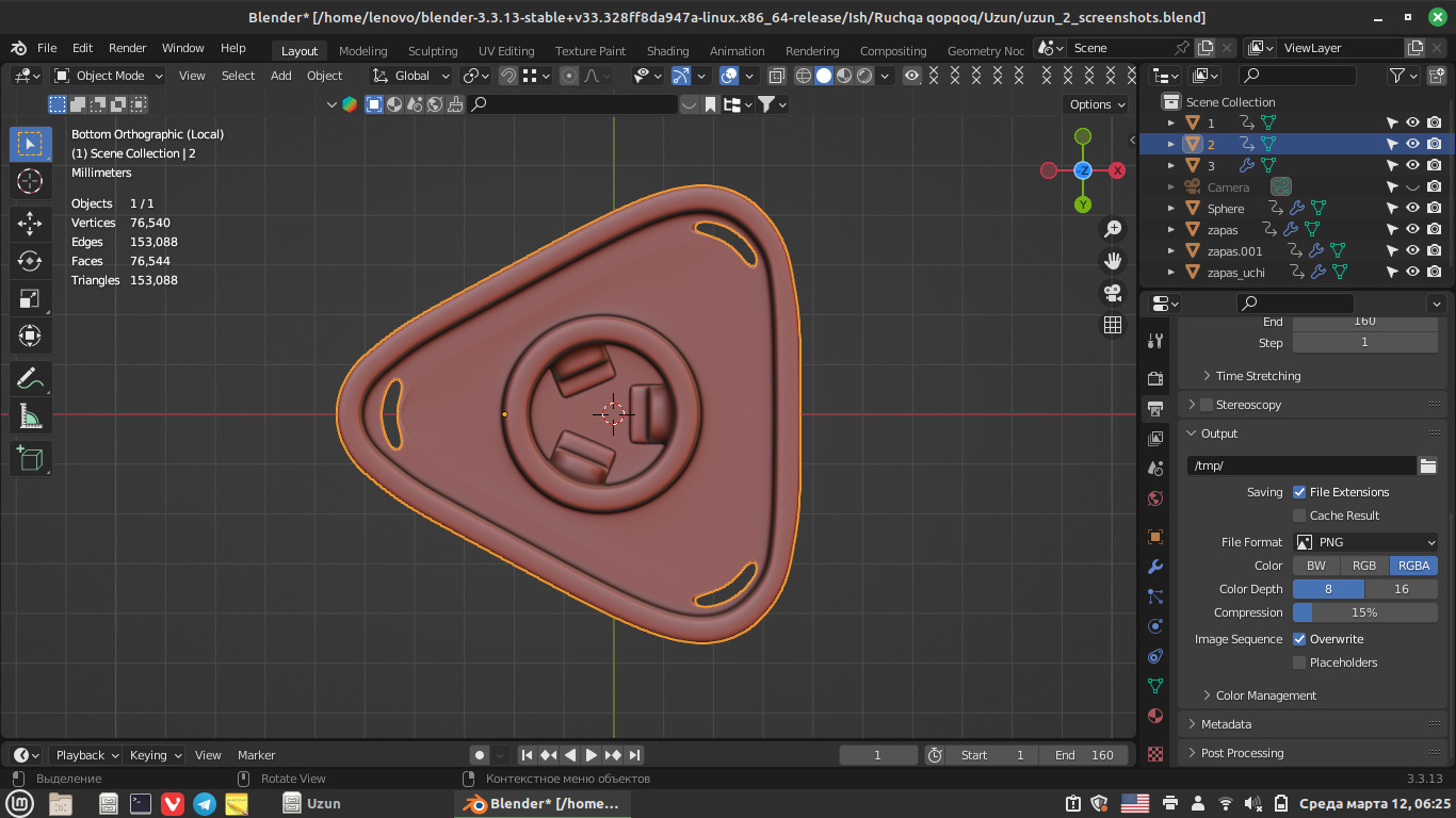 3D pen model 3D model_6