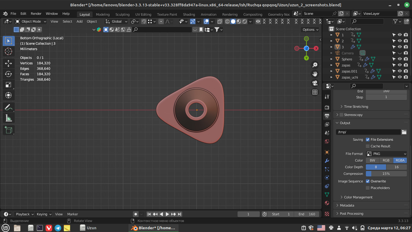 3D pen model 3D model_19