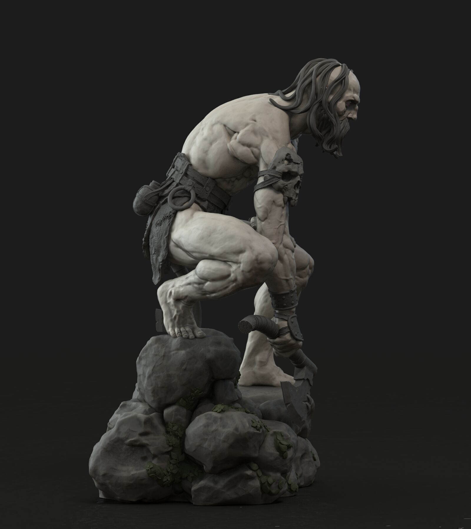 Ghoul 3D print model_4