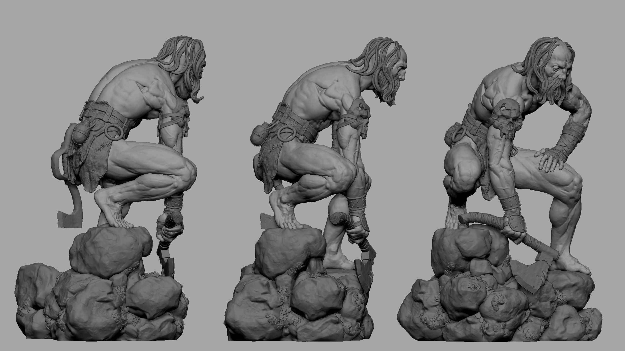 Ghoul 3D print model_9