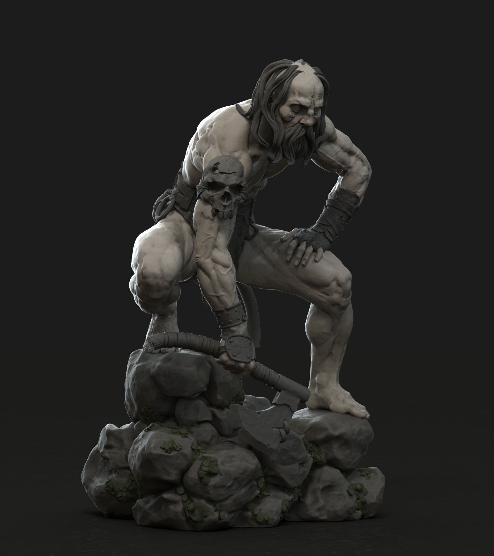Ghoul 3D print model_3
