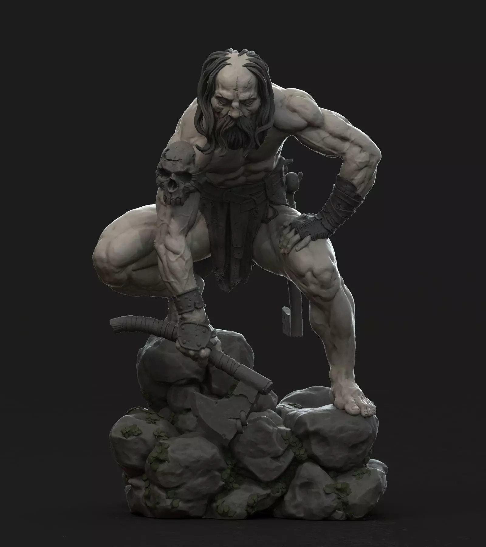 Ghoul 3D print model_0