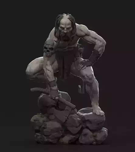 Ghoul 3D print model