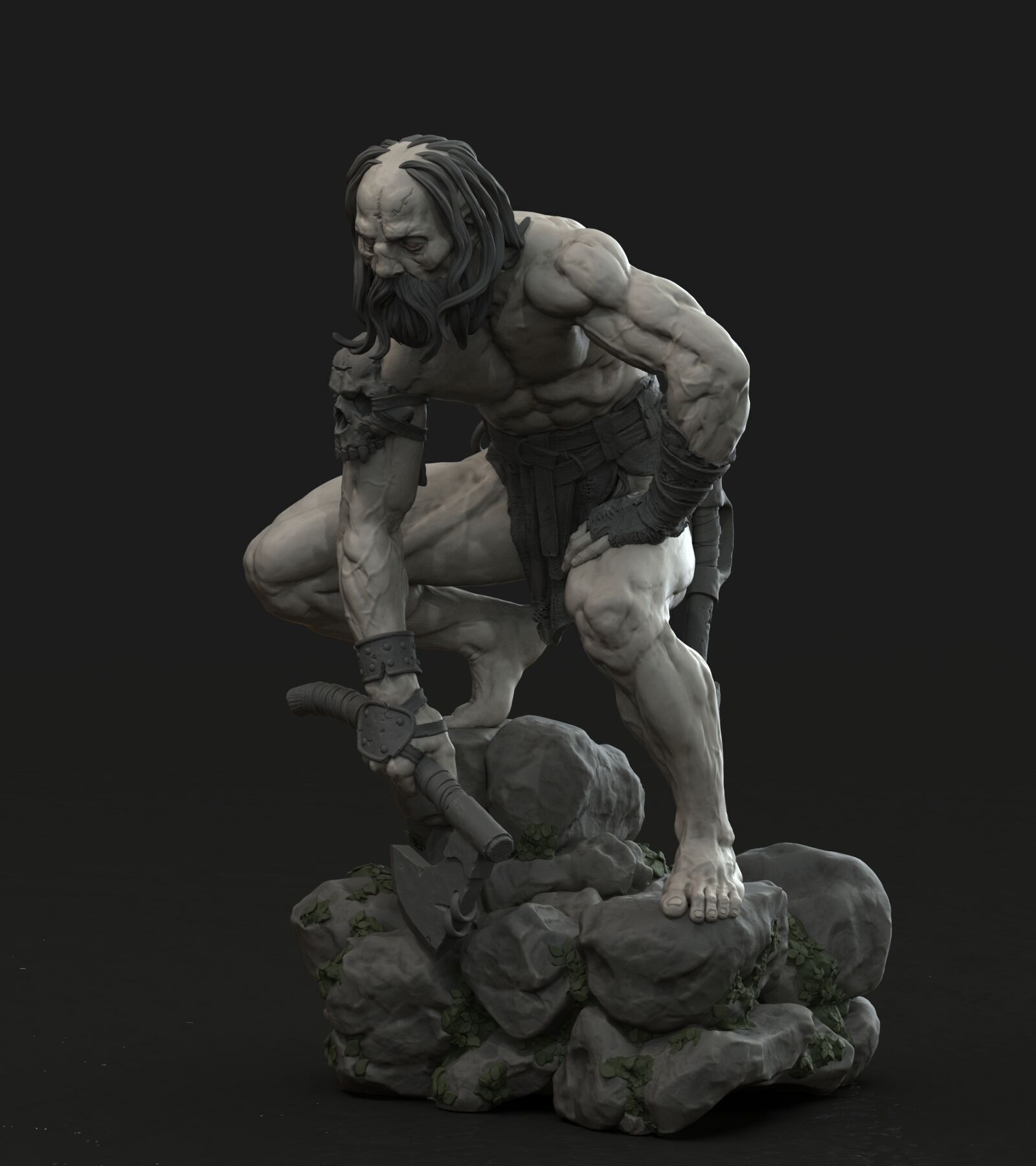 Ghoul 3D print model_2