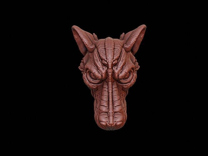 Hybrid Beast Mask 3d Printing 3D print model