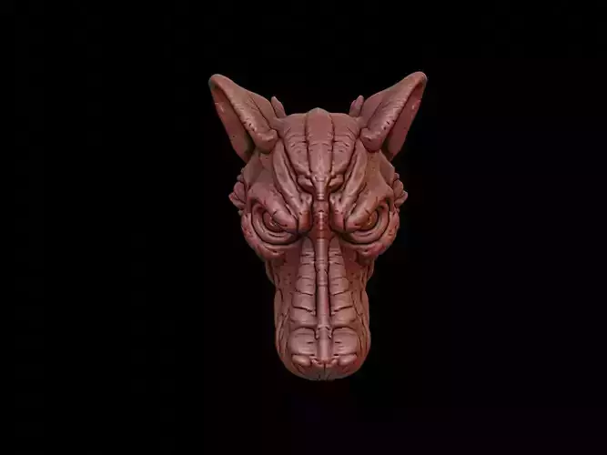 Hybrid Beast Mask 3d Printing 3D print model