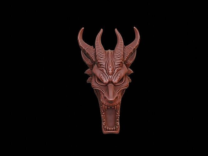 Infernal Beast Mask 3d Printing 3D print model