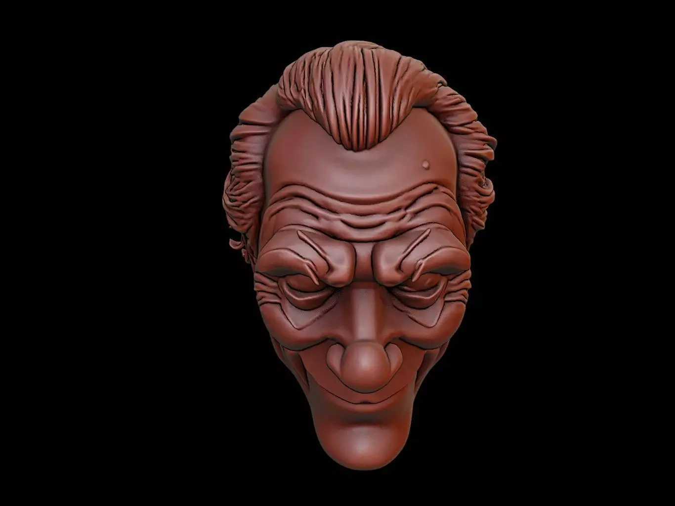 Joker Mask 3d Printing 3D print model