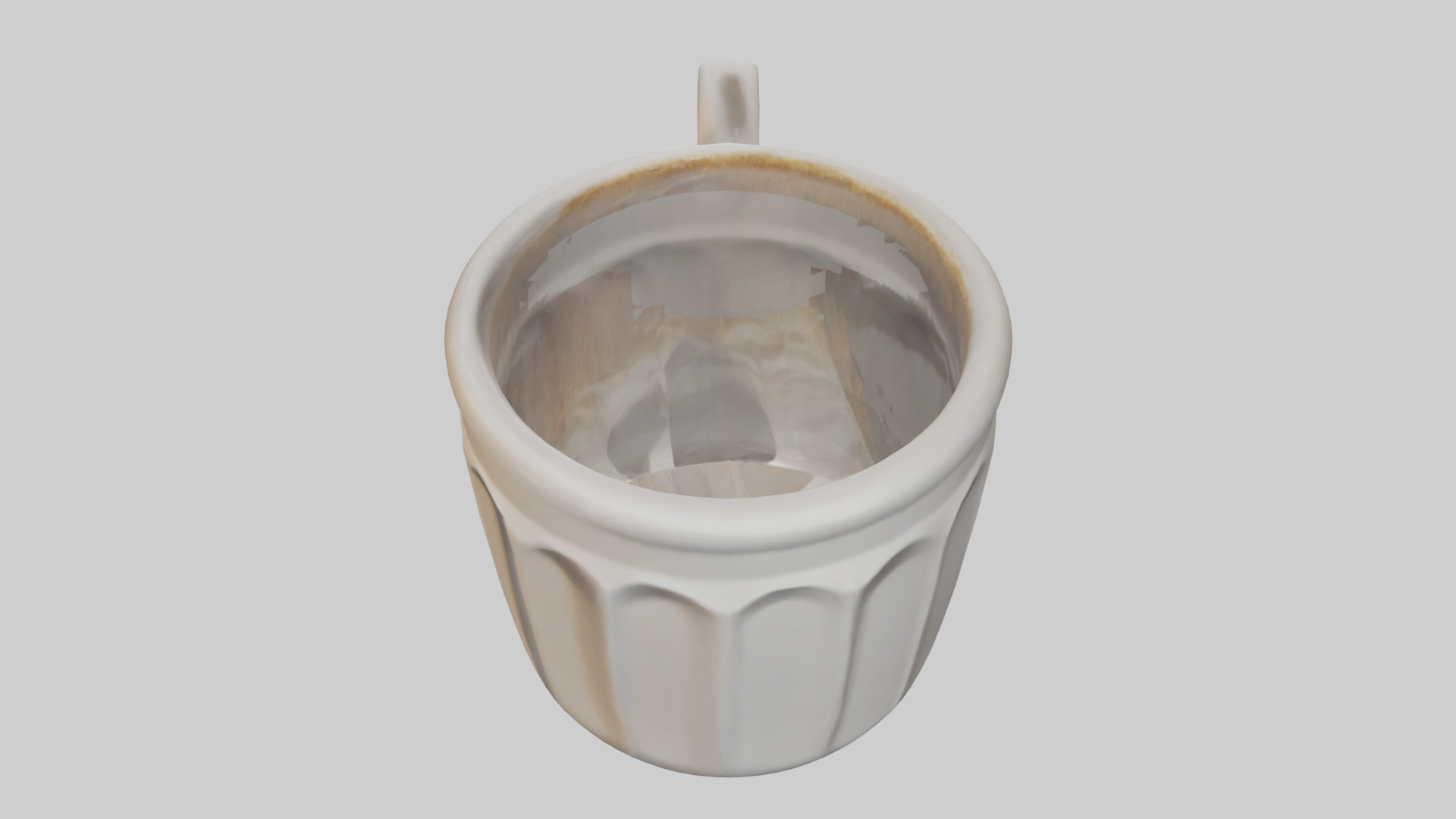 Coffee cup model Low-poly 3D model_27