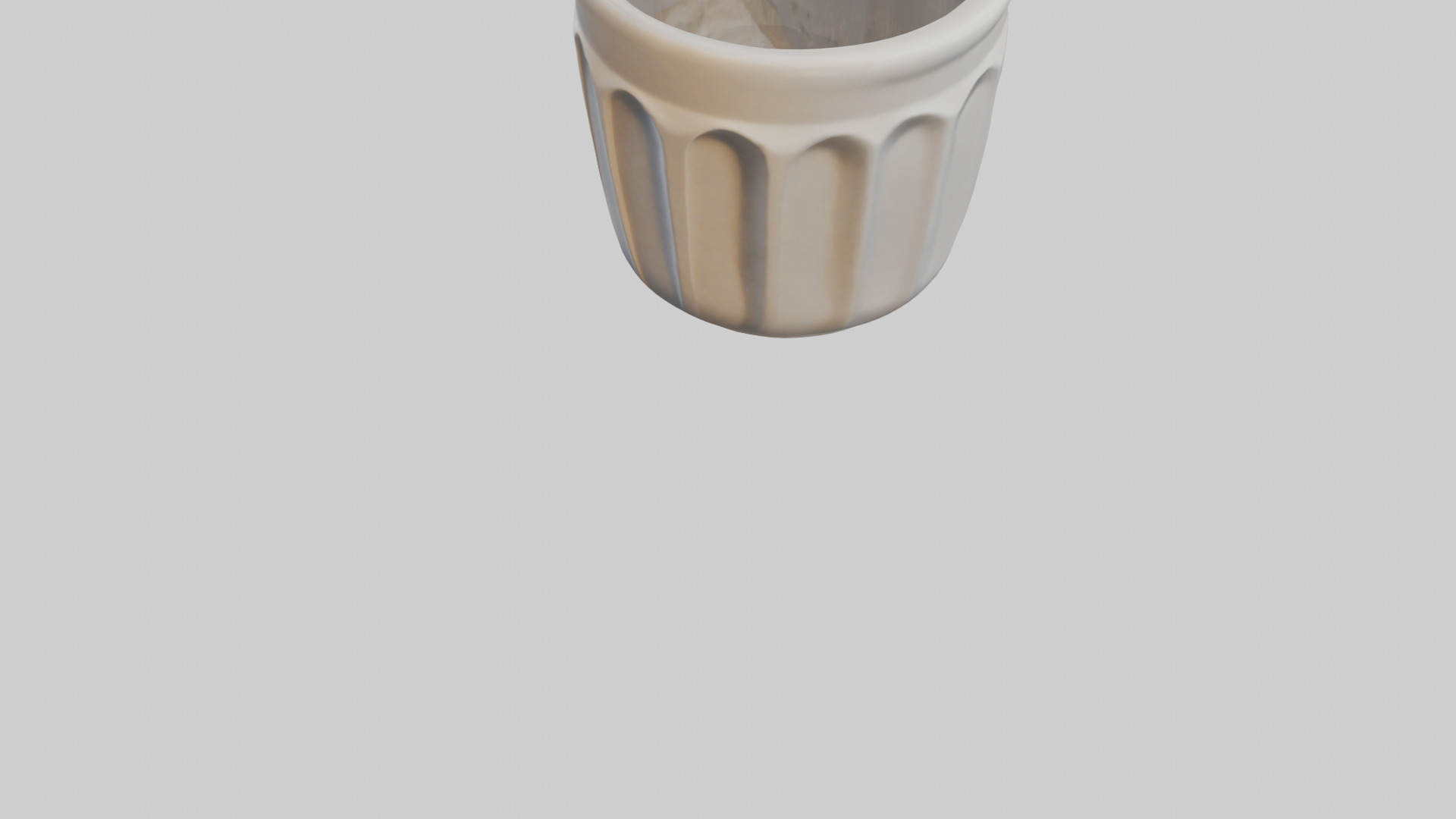 Coffee cup model Low-poly 3D model_5