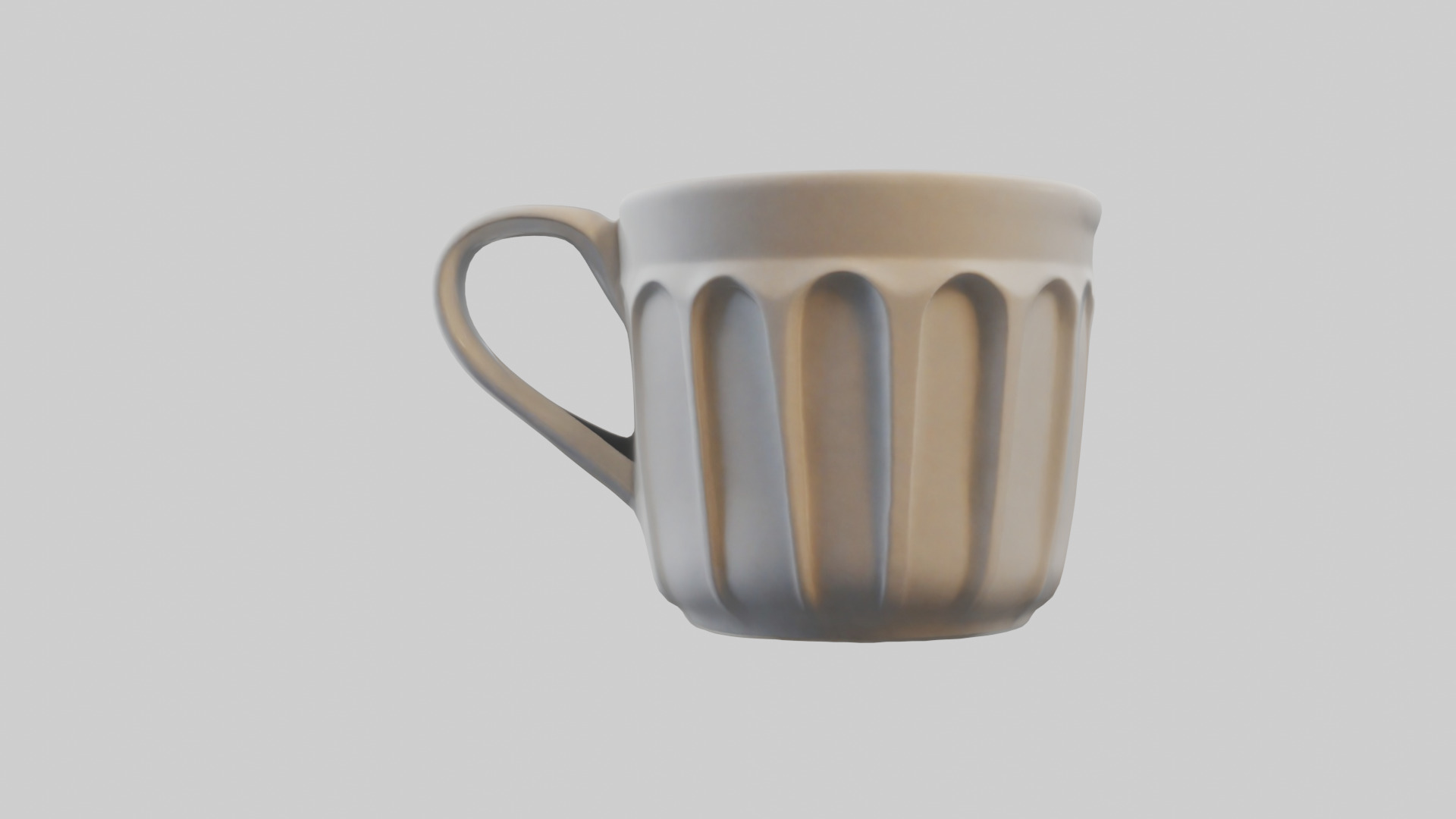 Coffee cup model Low-poly 3D model_12