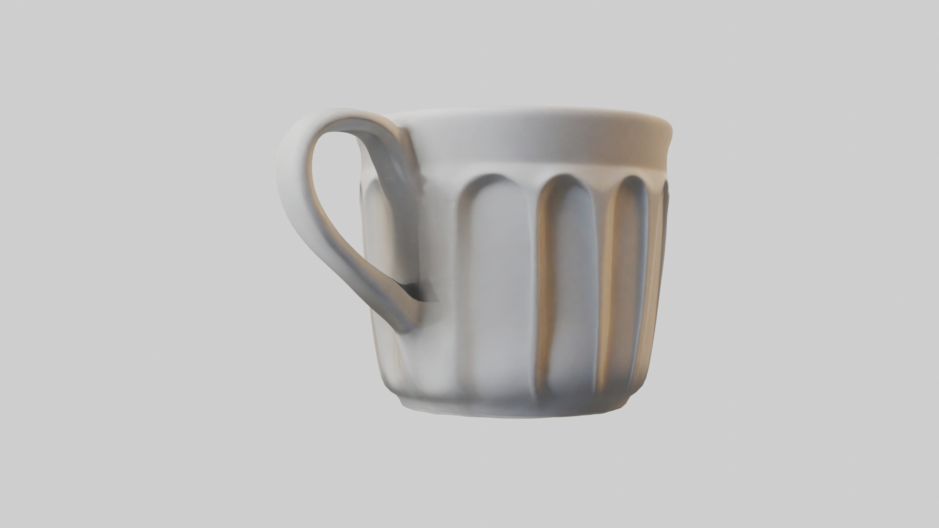 Coffee cup model Low-poly 3D model_7