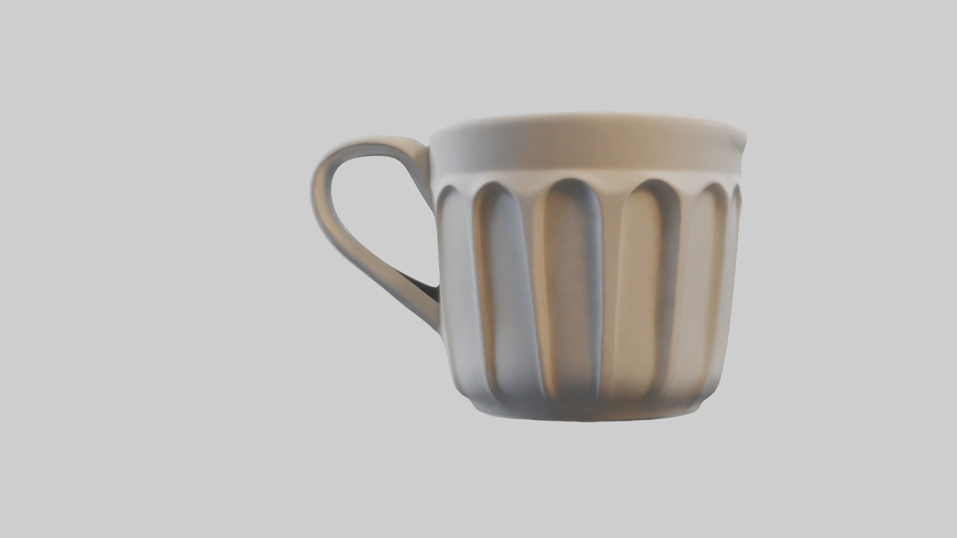 Coffee cup model Low-poly 3D model_15