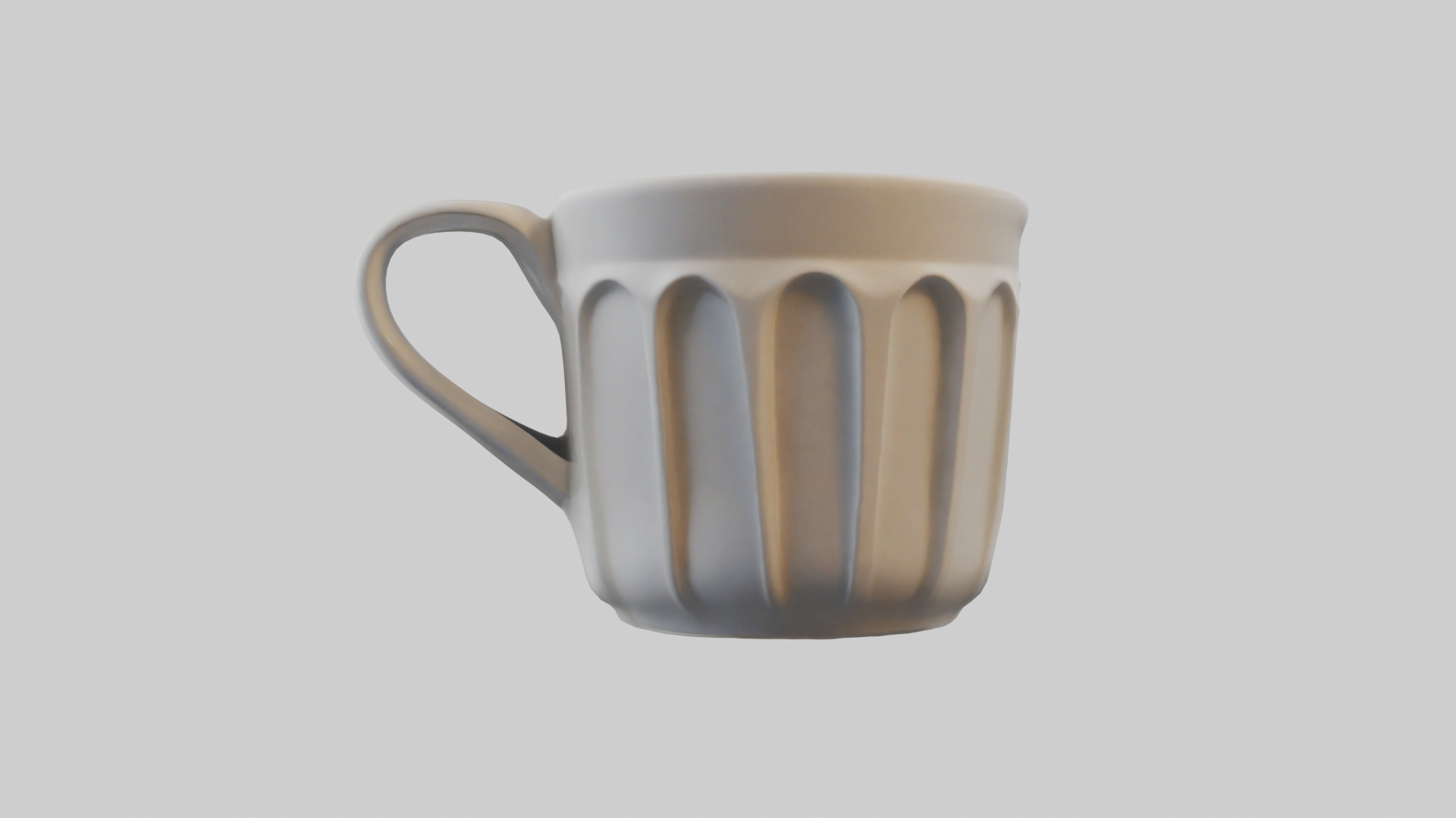 Coffee cup model Low-poly 3D model_17