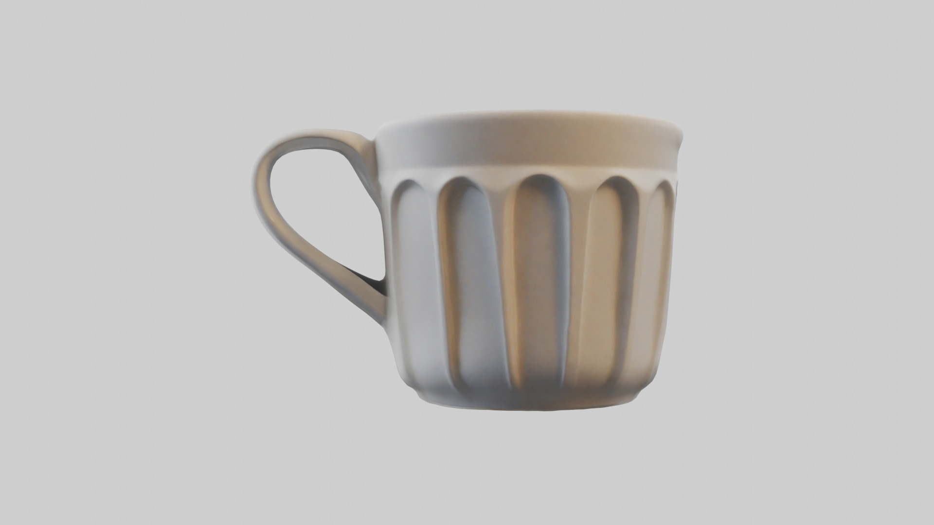 Coffee cup model Low-poly 3D model_19