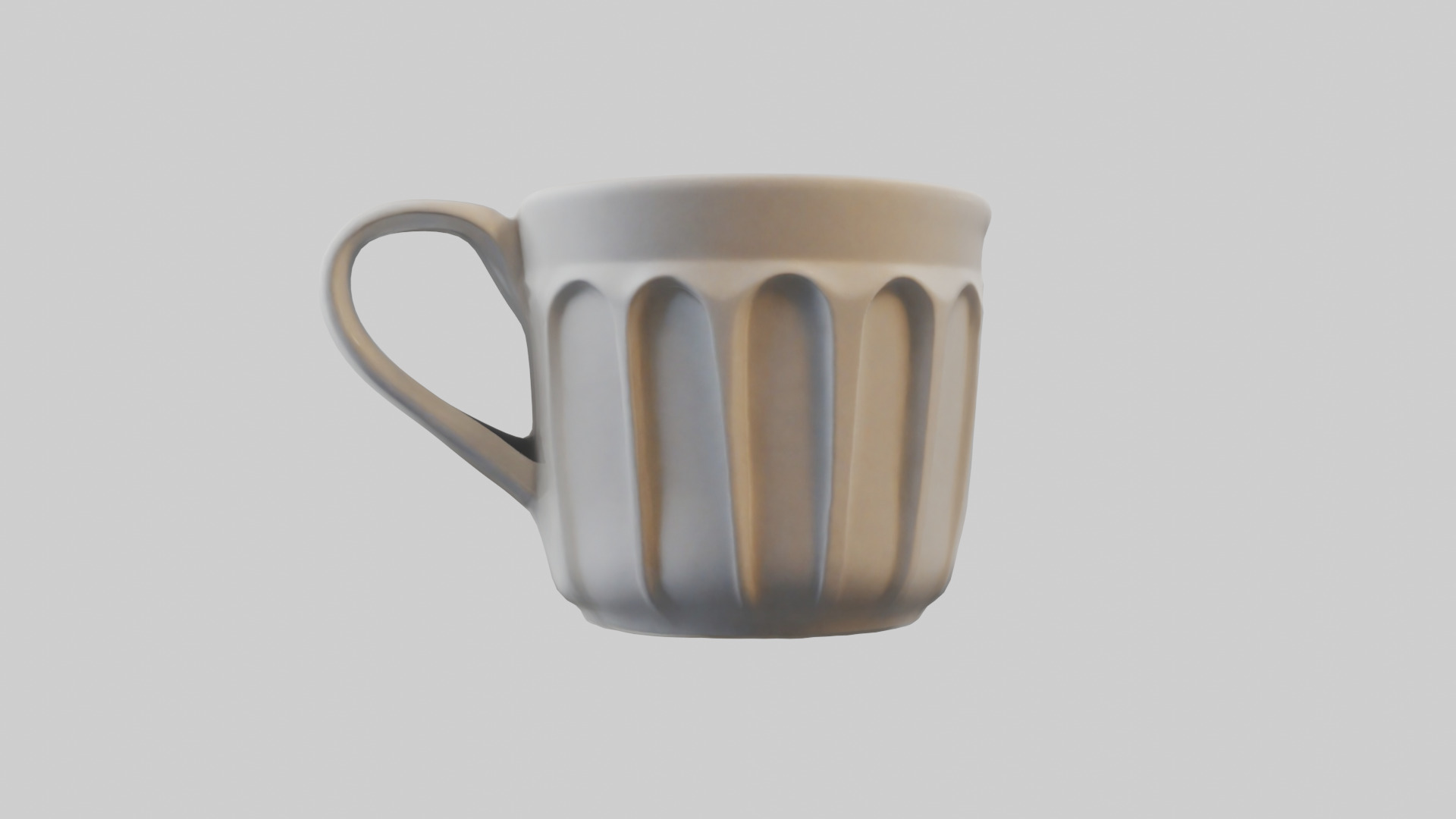 Coffee cup model Low-poly 3D model_20