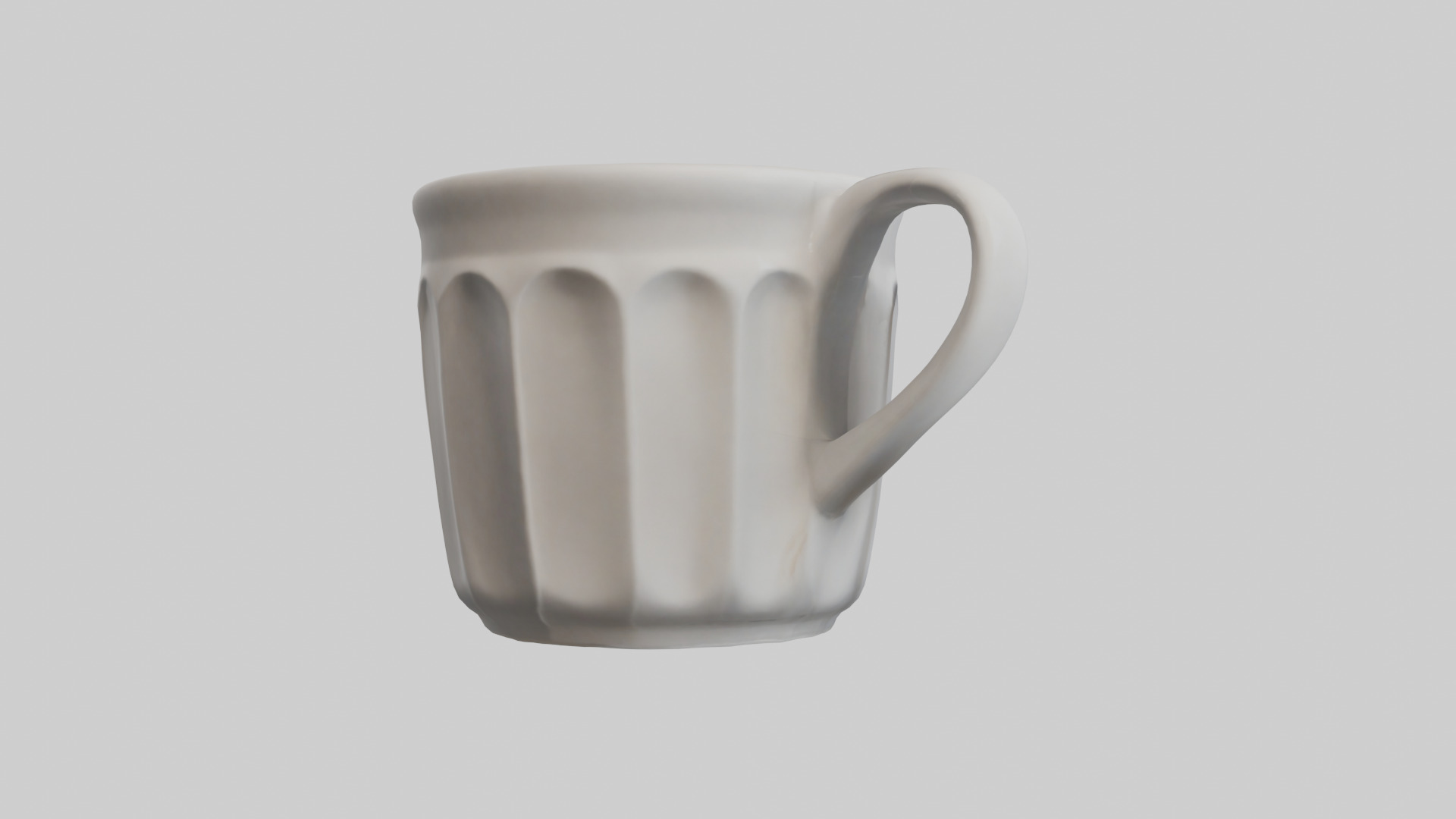 Coffee cup model Low-poly 3D model_2