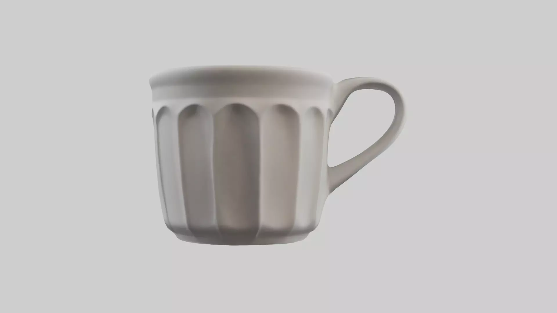 Coffee cup model Low-poly 3D model_0