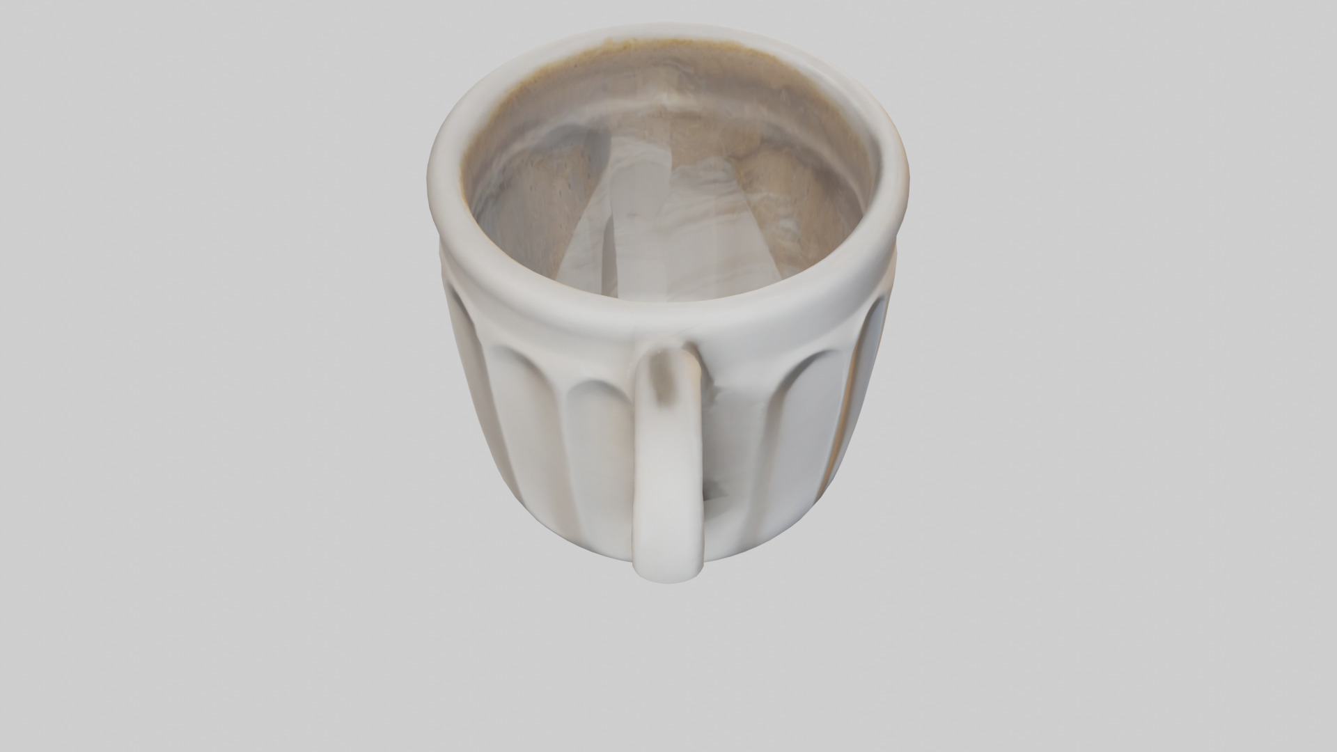 Coffee cup model Low-poly 3D model_28