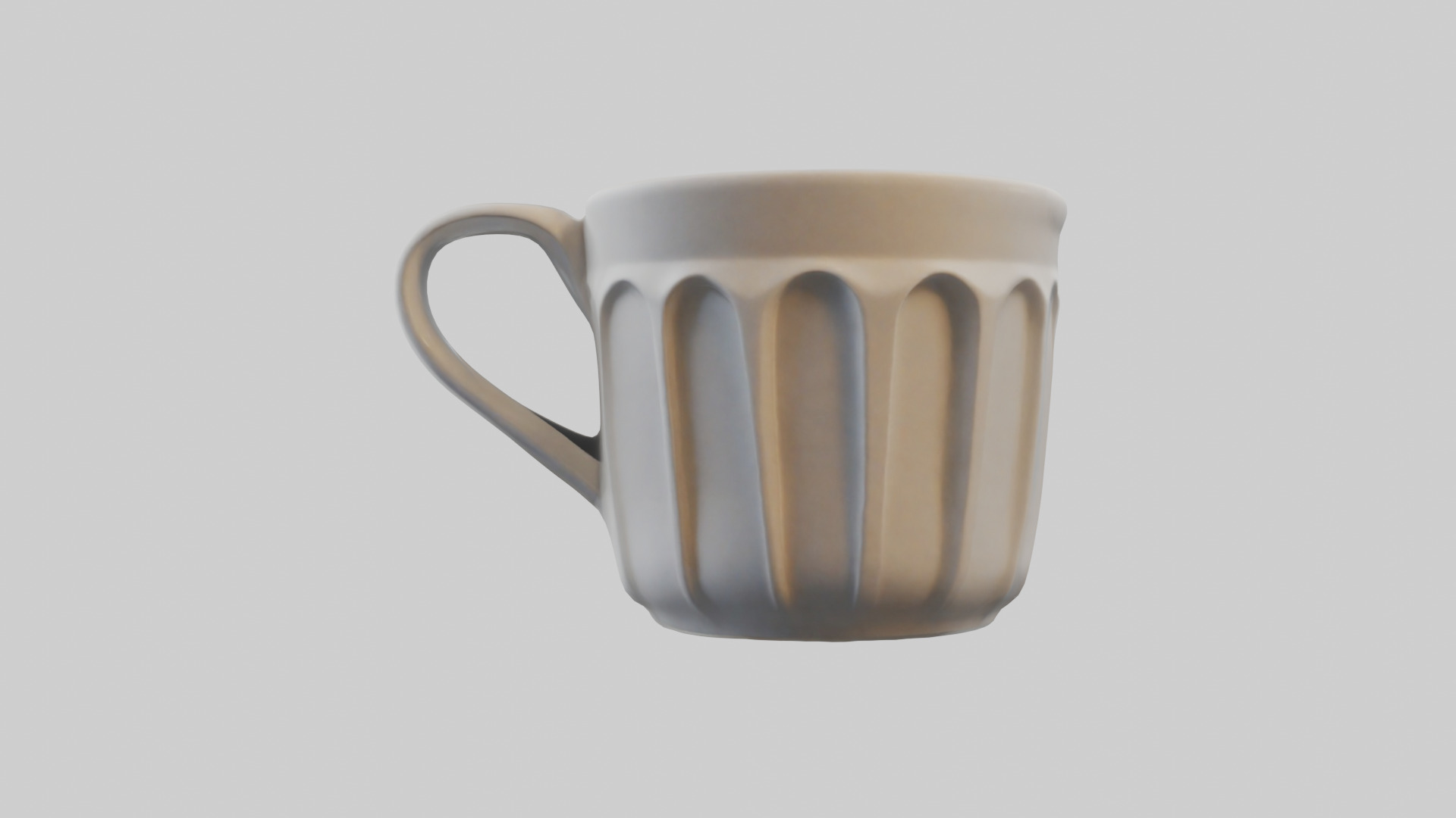 Coffee cup model Low-poly 3D model_14