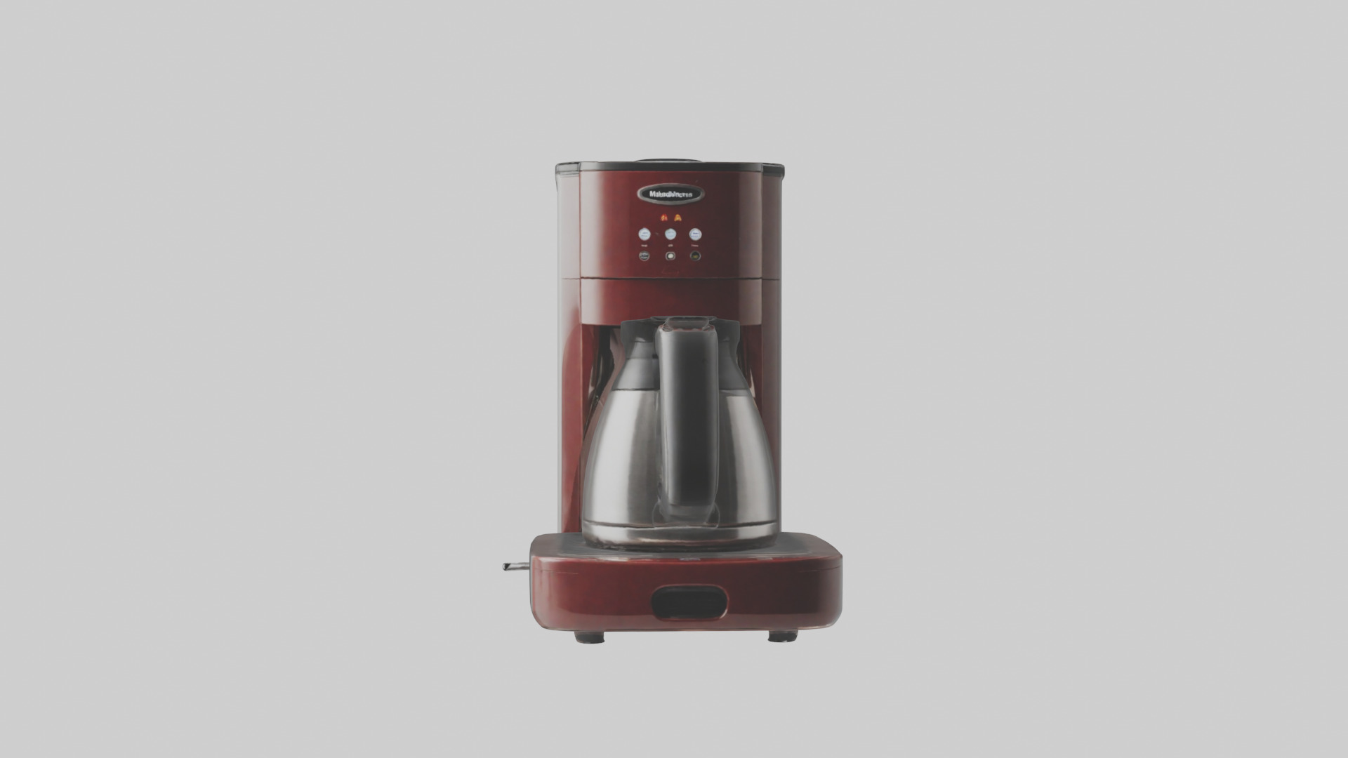Coffee maker model Low-poly 3D model_19