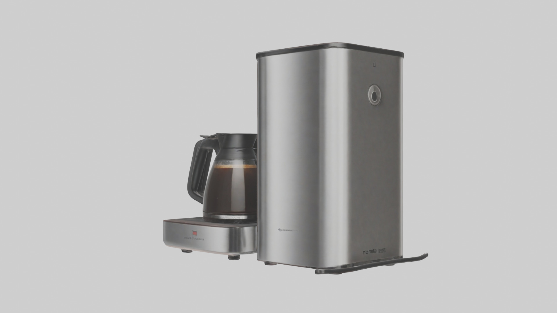 Coffee maker model Low-poly 3D model_1