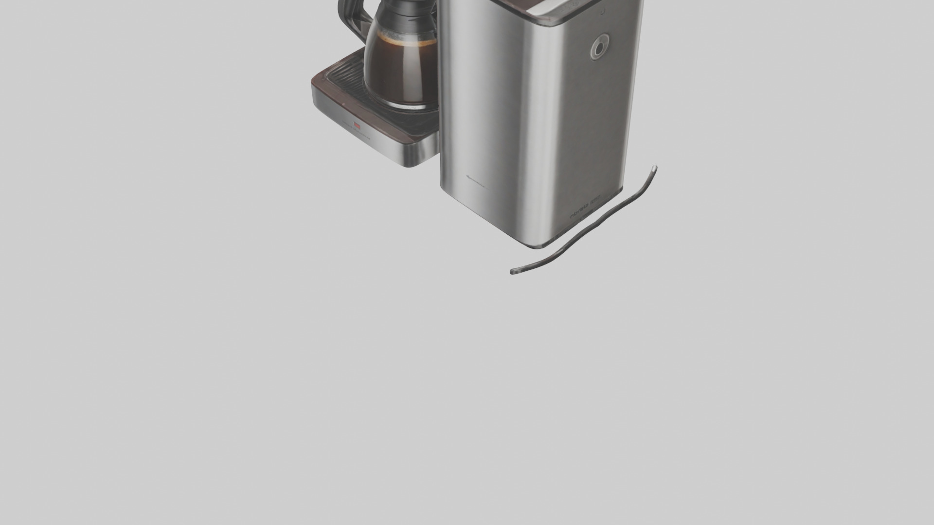 Coffee maker model Low-poly 3D model_3