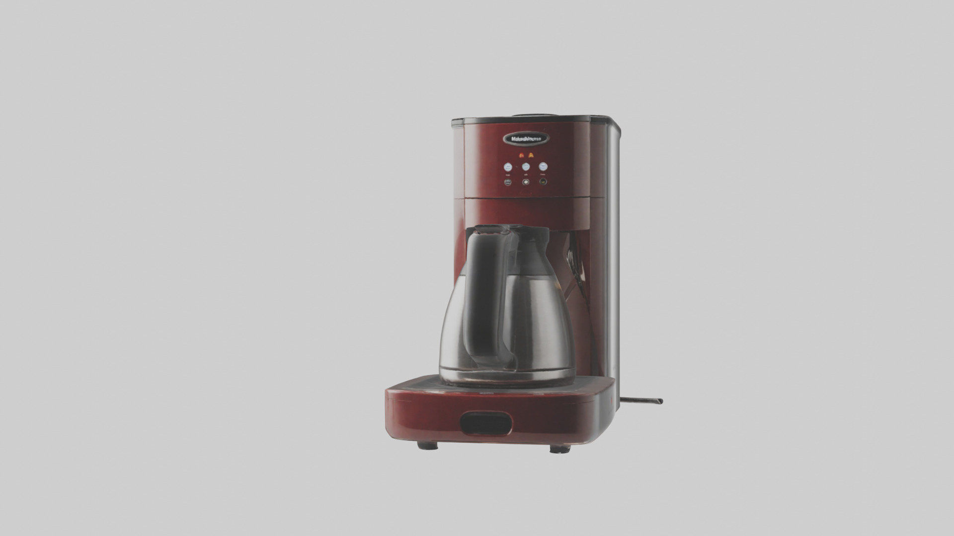 Coffee maker model Low-poly 3D model_13