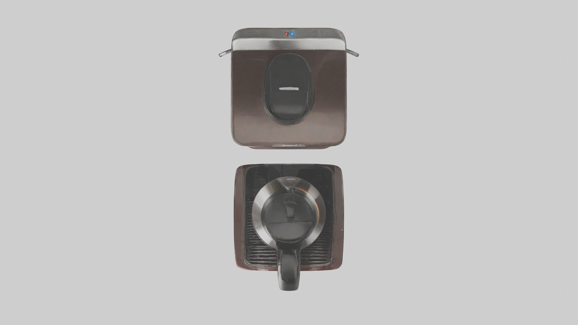 Coffee maker model Low-poly 3D model_24