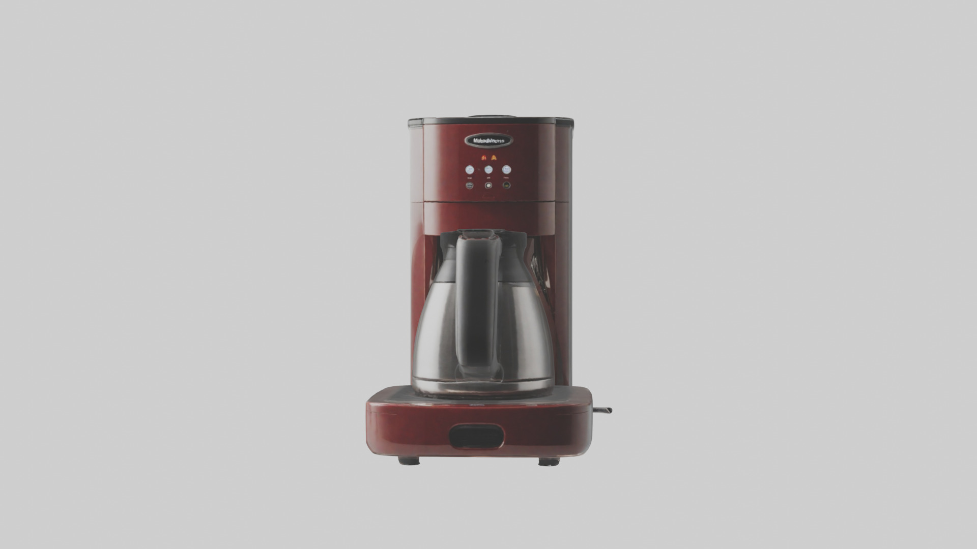 Coffee maker model Low-poly 3D model_14
