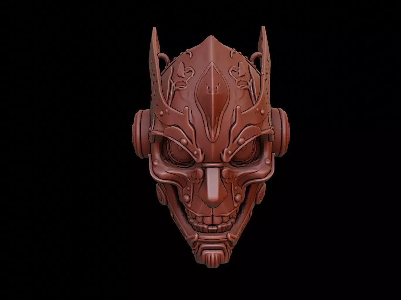 Mecha Mask 3d Printing 3D print model