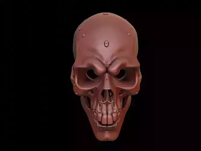 Mechanical Skull Mask 3d Printing