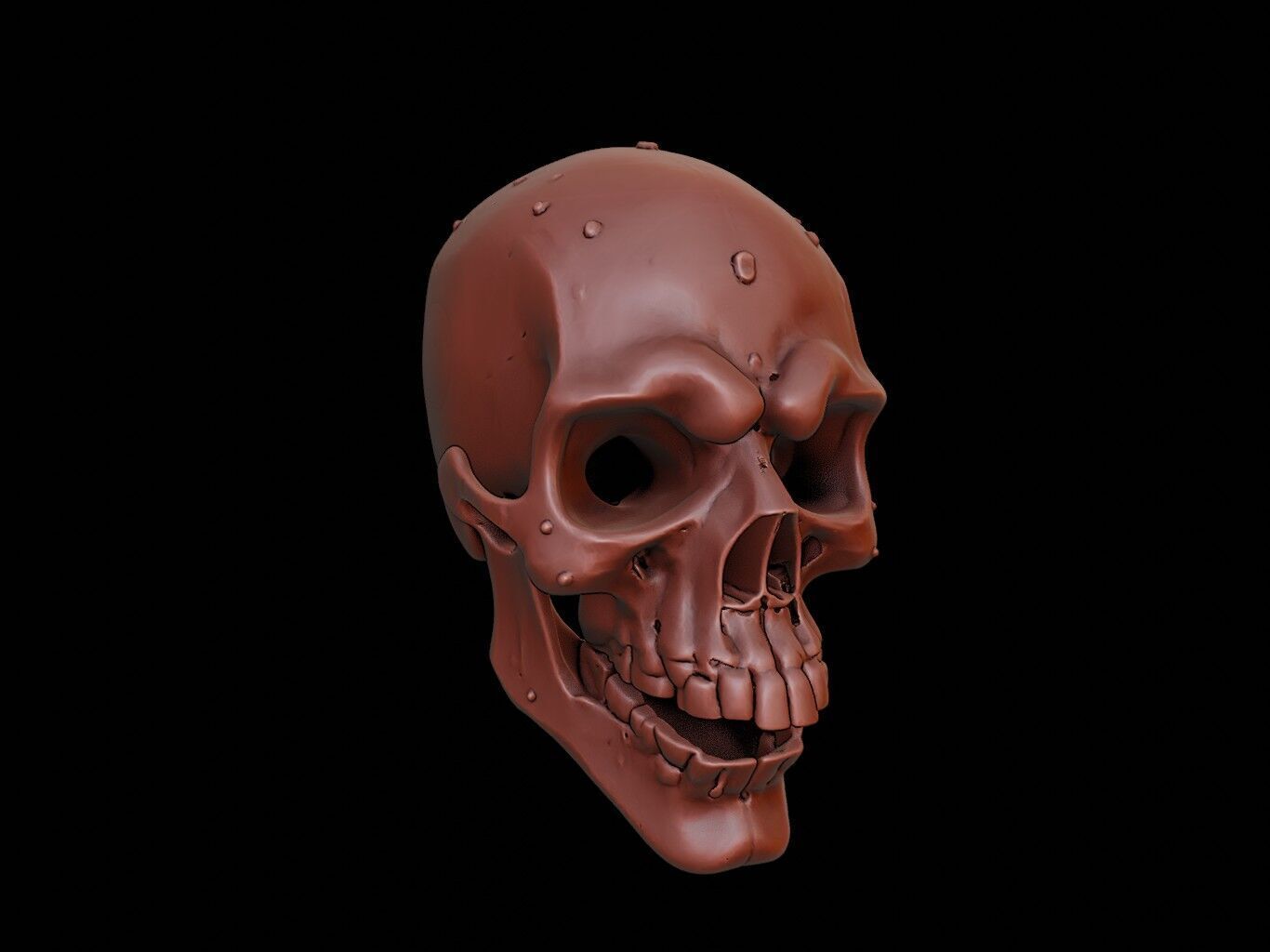 Mechanical Skull Mask 3d Printing 3D print model_1