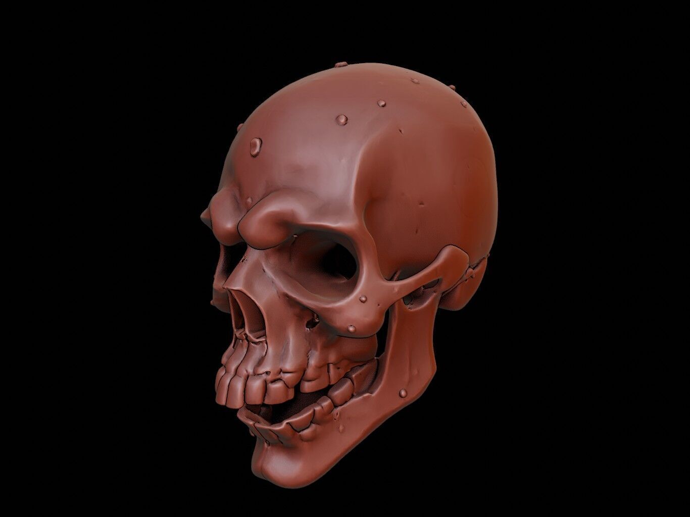 Mechanical Skull Mask 3d Printing 3D print model_2