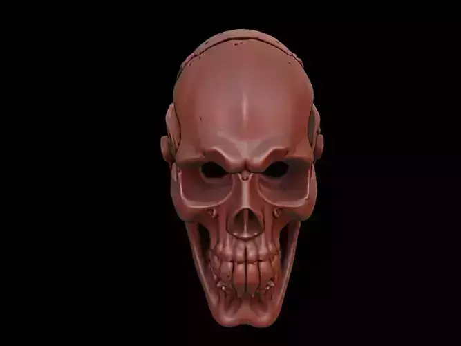 Mechanical Skull Mask 3d Printing