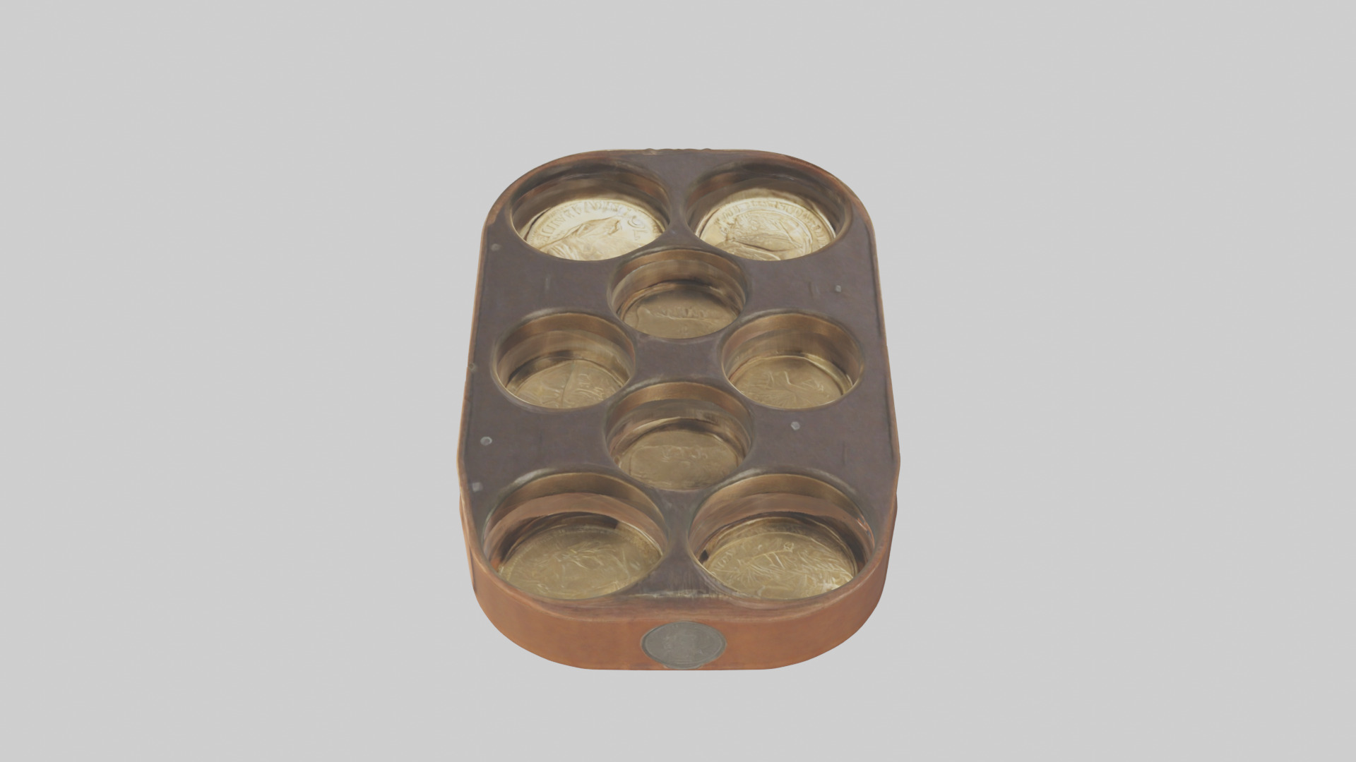 Coin Holder model Low-poly 3D model_25