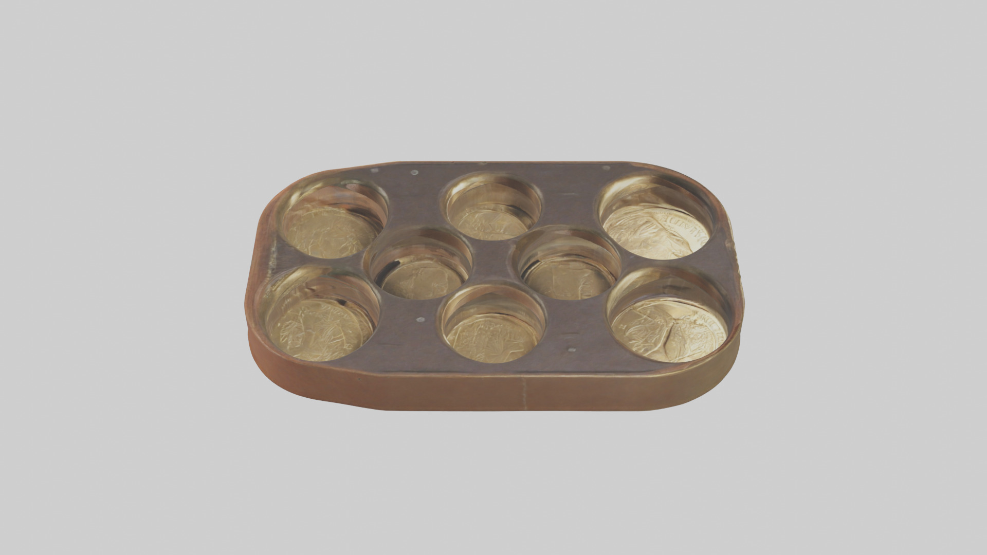 Coin Holder model Low-poly 3D model_28