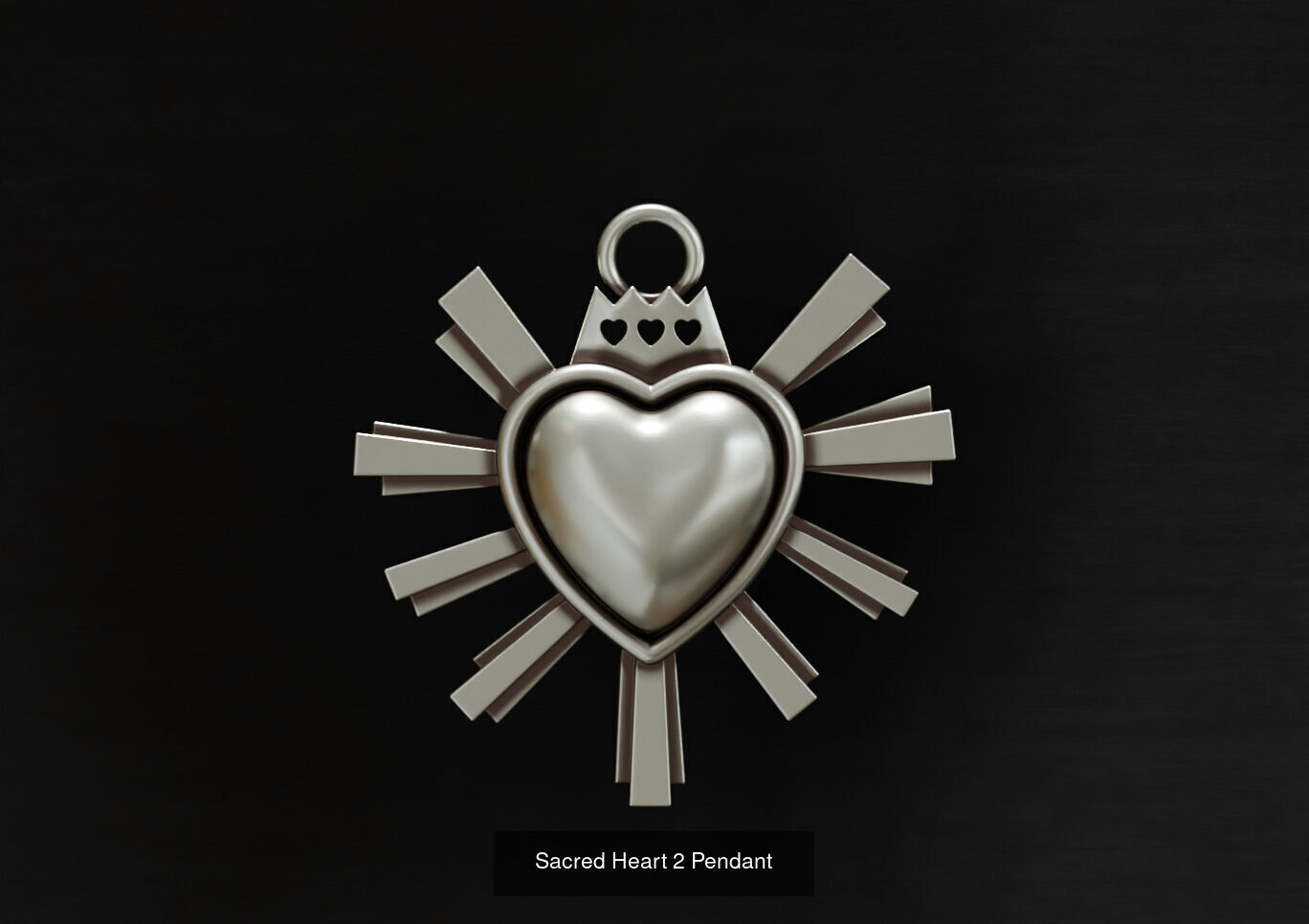 Sacred heart pendant collection _3