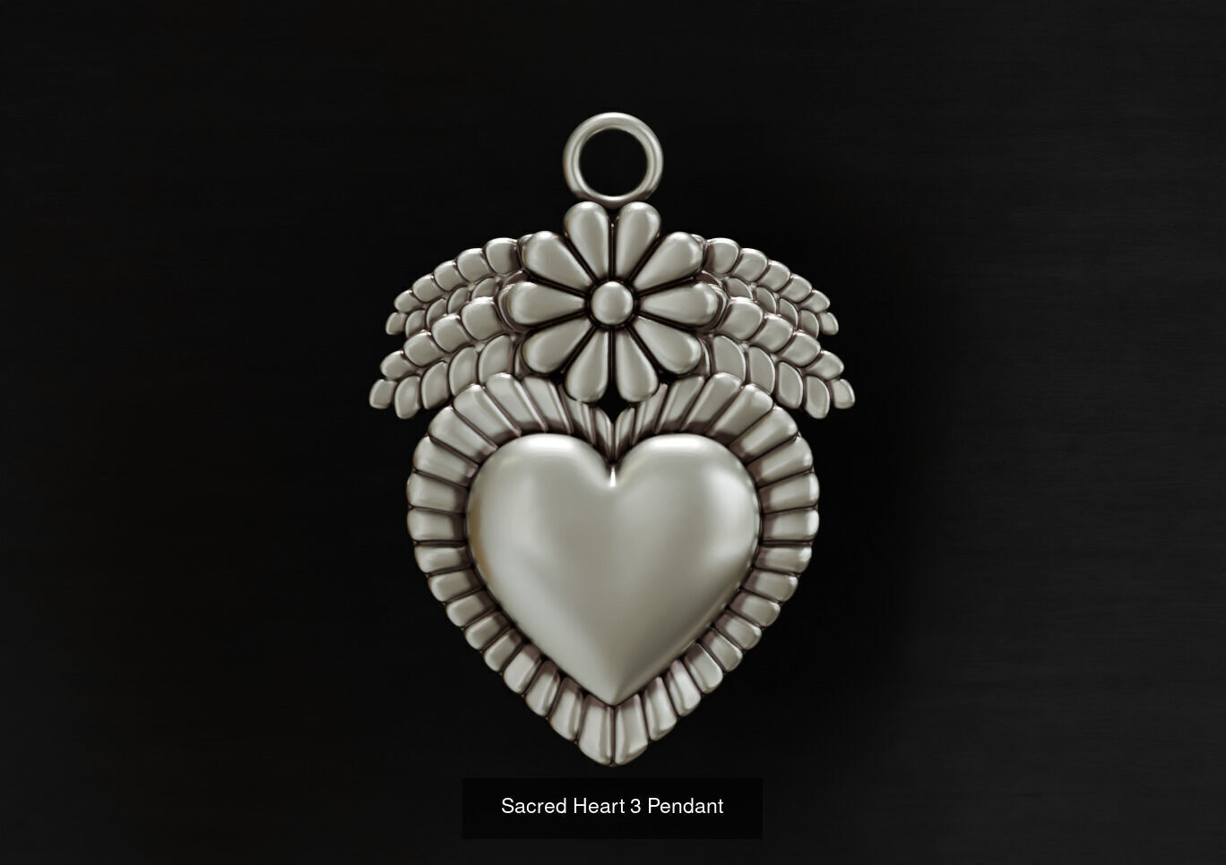 Sacred heart pendant collection _4