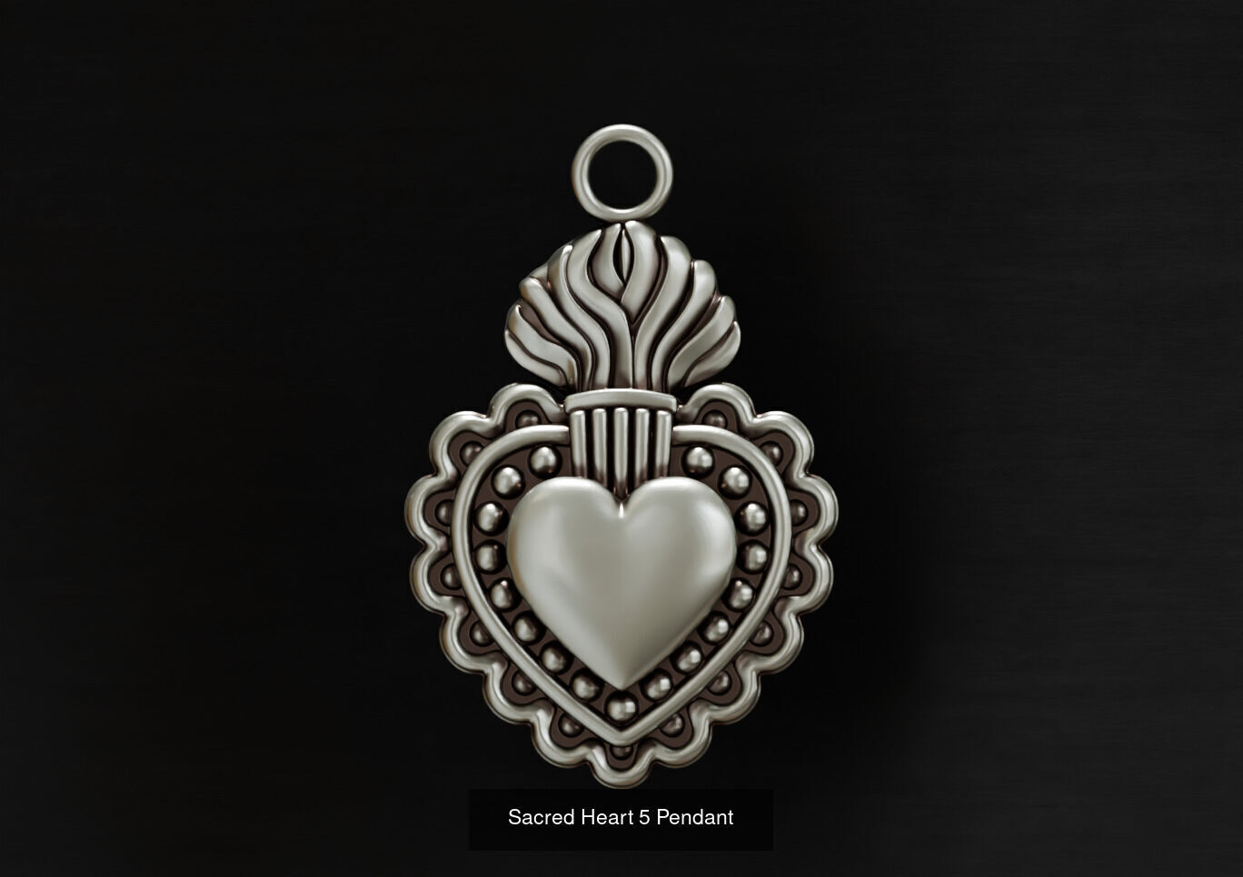Sacred heart pendant collection _6