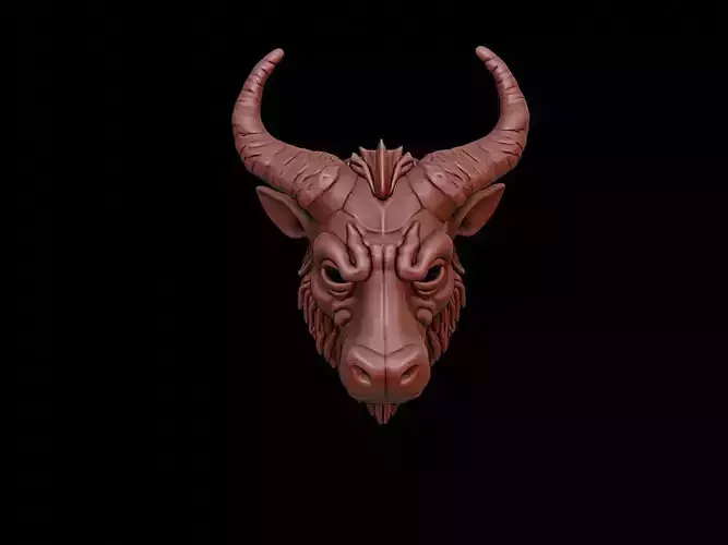 Minotaur Mask 3d Printing