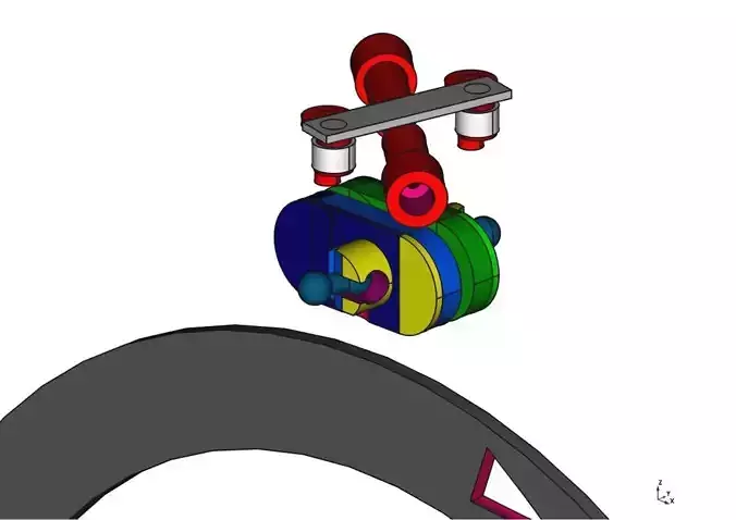 set meccanico freno disco bici free